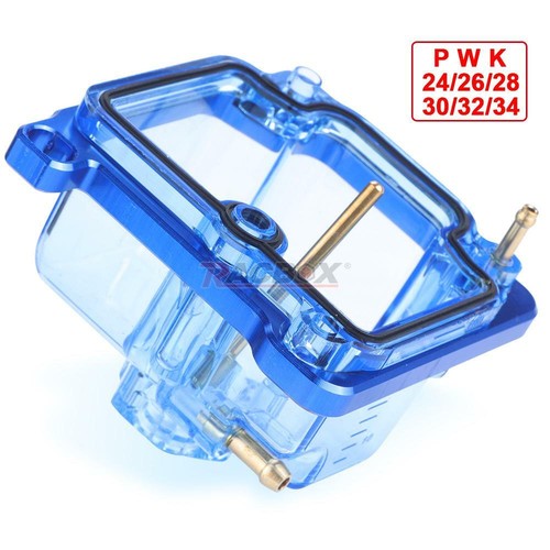 New Upgrade Transparent Carburetor Bottom Float Bowl For PWK 24 26 28 30 32 34 - Picture 10 of 12