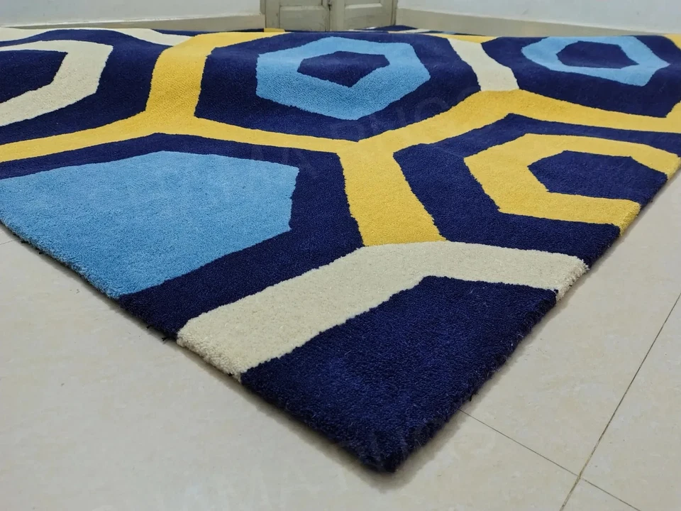 Hand Tuft Hand Tufted Large Area Rug 100% New Zealand Woolen Multicolor Rug - Image 3 of 3