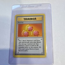 Revive 89/102 Base Set Shadowless Unlimited Uncommon Trainer EN