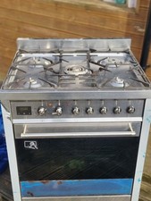 Smeg 90cm Gas Range Cooker 5 Burner Stainless Steel – Used – Needs Clean