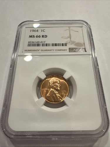 1964 Lincoln Cent MS66 RD NGC #97 SEE DESCRIPTION