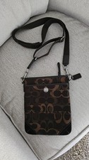 COACH OPTIC SIGNATURE C SWINGPACK 10148 CROSSBODY BROWN Tan Inside 198