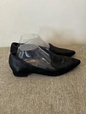 Express Black Calf Hair Slip On Loafers Size ...