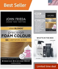 Precision Hair Color Foam in 9N - Complete Mess-Free Coloring for Natural Blonde