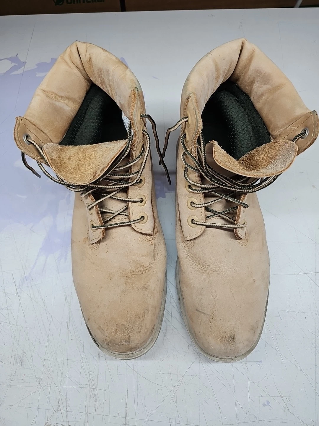 Timberland Classic Stivali Impermeabili 6 Pollici Grano Nubuck Uomo Taglia 8W