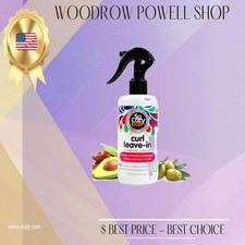 8 Fl Oz Kids Leave-In Conditioner Spray - Paraben-Free Detangler for Curly Hair