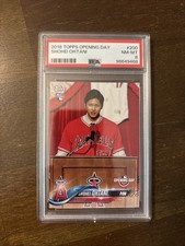 2018 Topps Opening Day Shohei Ohtani Rookie Card #200, Graded PSA 8 NM-MT