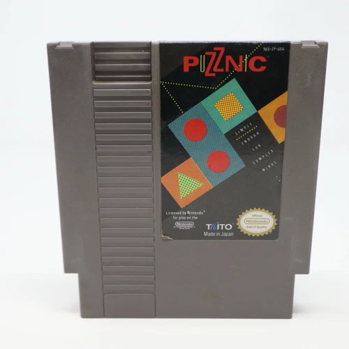PUZZNIC GAME ORIGINAL Nintendo System CLASSIC 1985 NES