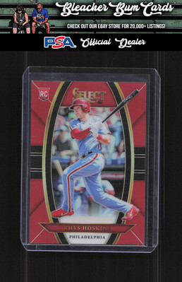 2018 Panini Chronicles 6 Rhys Hoskins Select Red RC #/99