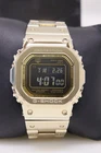Casio G-Shock GMW-B5000 Series Gold Stainless Steel Watch Great WorkingCondition