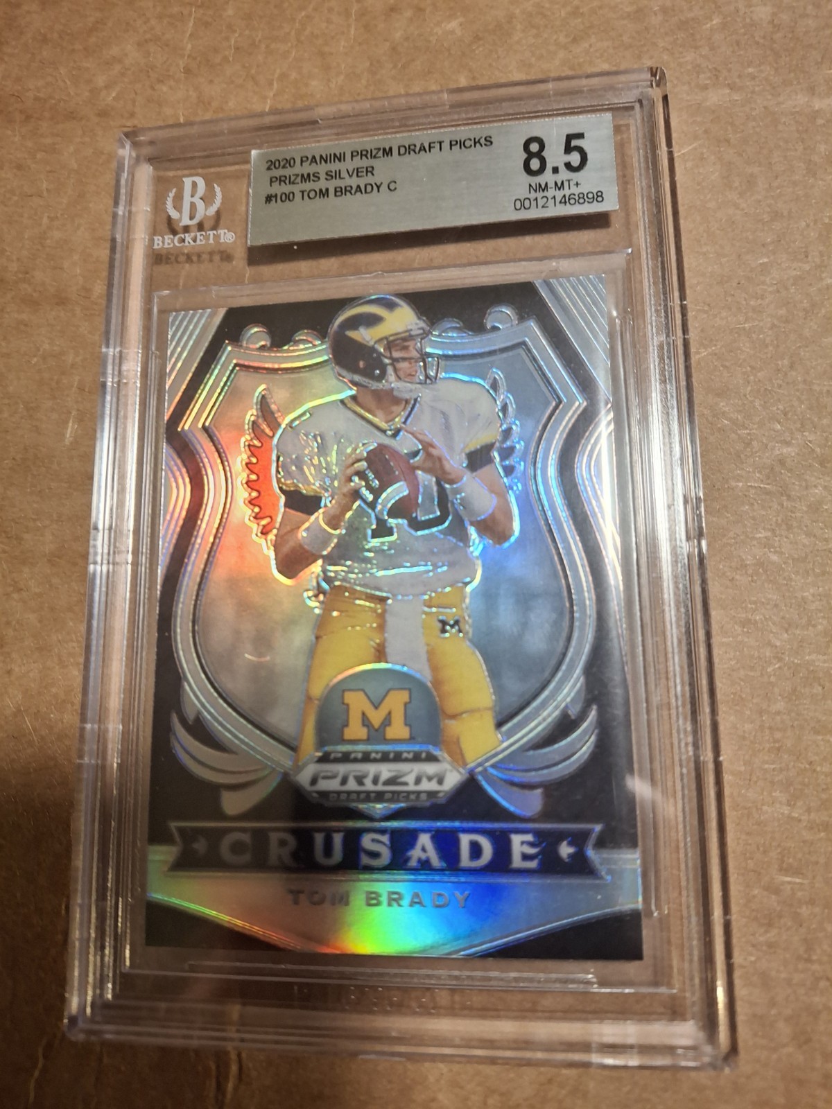 2020 Panini Prizm Draft Picks Prizms Silver Tom Brady
