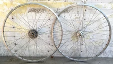 vintage bicycle Campagnolo TIPO Hubs Weinmann CONCAVE Rims 27" Bicycle Wheelset