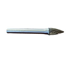 SG-3 Pointed Tree Double Cut Carbide Burr 3/8" x 3/4" 1/4"