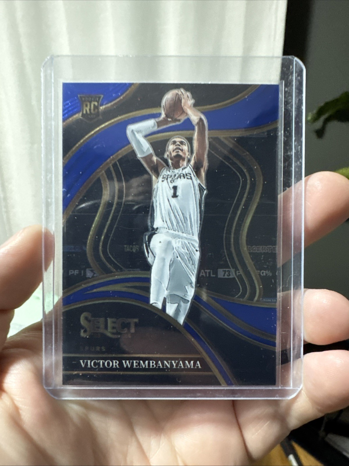 2023-24 Panini Select Courtside Blue Victor Wembanyama #288 Rookie RC