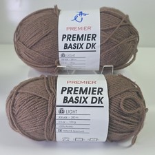 Premier Basix DK Acrylic Yarn Color 1142-42 Mocha 100g • 1+ Skeins