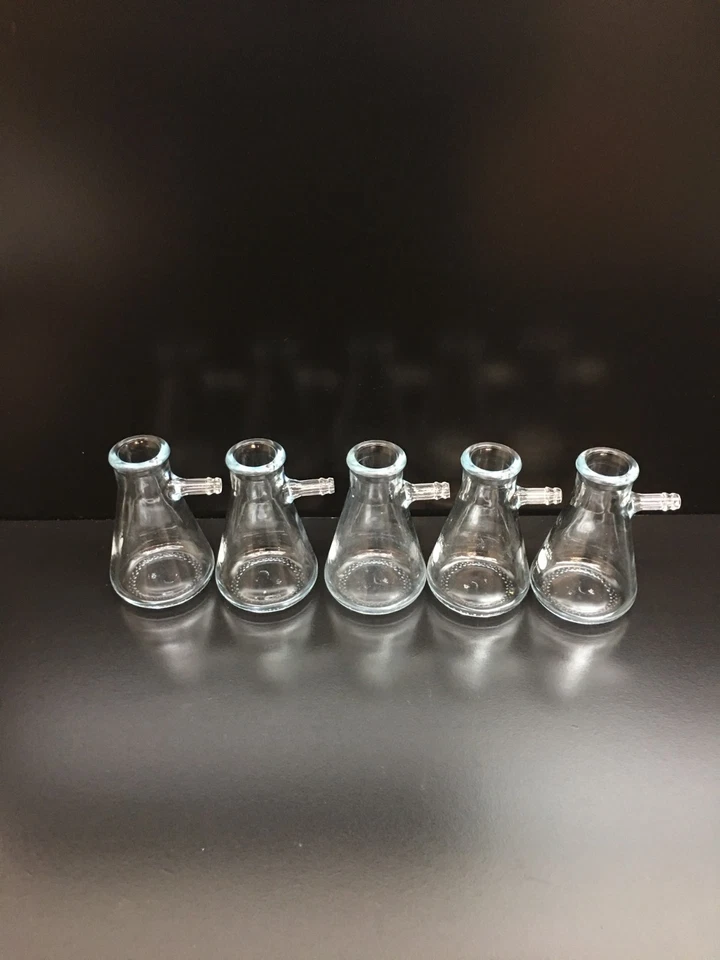 Corning Cat No 5360 Micro Filtering Flasks With Tubulation 125mL Lot 5 PCS - Image 4 of 4