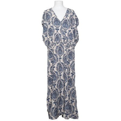 Bloomchic, Maxikleid, Größe: 52/54, Blau/Weiß/Beige, Elasthan/Polyester #Lce