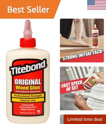 Wood Glue , Industry Standard for Woodworking, Furniture Repair/Assembly, Con...