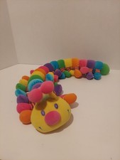 Melissa Doug Caterpillar Plush Longfellow Rainbow Worm Princess Soft Toys 24"