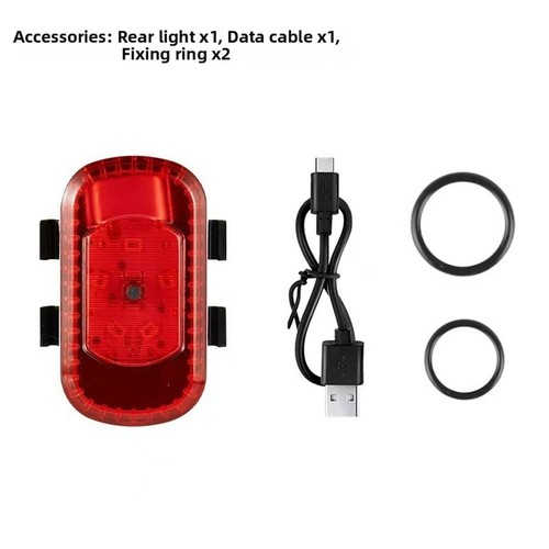 Feu Arrière De Vélo De Led, Feu Arrière De Vélo Rechargeable Usb Etanche Vélo Feu Arrière Lampe