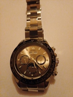 OLEVS Quarzuhr Herrenuhr Mit Zweiten Armband.