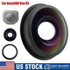 For Insta360 X3 Replacement Lens Glass Aluminum Frame Easy Install HD Video