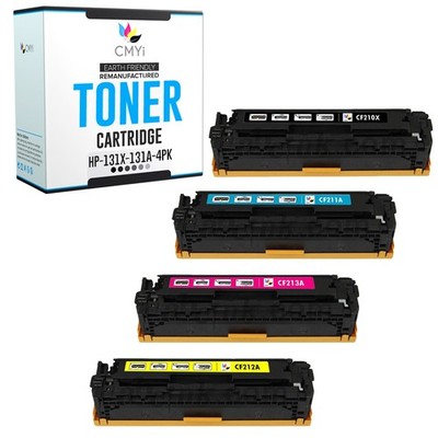 CMYi 4X Replacement 131X-131A Printer Toner for HP LaserJet Pro 200 Color M276nw