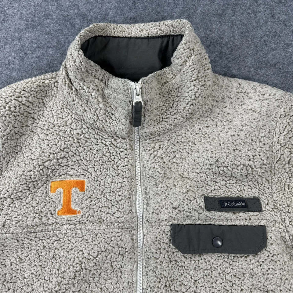 Chaqueta de Voluntarios Tennessee Para Hombres Medio Tostado Sherpa Vellón Cremallera Completa Columbia Foto 2 de 4
