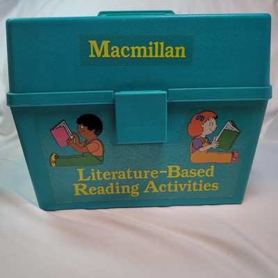 Complete Set Vintage Macmillan Literature-Based Reading Activities & Storage Box