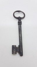 Ancienne grosse Clé porte fer forgé Clef serrure L 155 mm Ø 11 mm C22