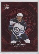 2022-23 Upper Deck Fleer Ultra Medallions Ruby Red 4/50 Kyle Connor #M-12 0z69