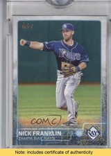 2015 Topps Topps Vault Blank Back 1/1 Nick Franklin 0c6