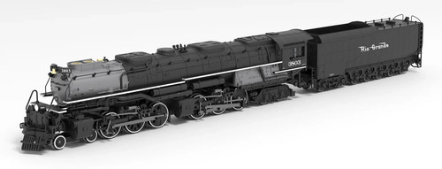 BRDWY. LTD N D&RGW CHALLENGER NEGRO Y GRAFITO DC/DCC LISTO #3803 PN 8657 | Zustand: New