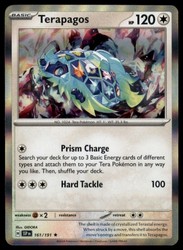 Terapagos 161/191 Surging Sparks Holo Rare