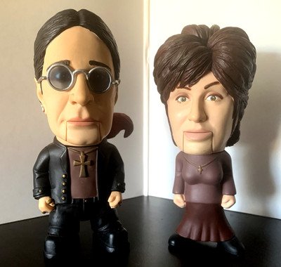 OZZY + SHARON OSBOURNE Talking Bobbers 2002 JOKS Sound Working Plays Phrases HTF