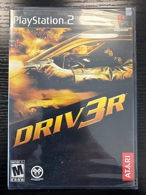 DRIV3R (PlayStation 2, 2004, PS2) Brand New Factory Sealed Black Label! Driver 3
