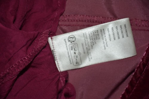 Free People Sweet Echoes Velvet Boho Tunic Mini Dress S UK 10/12 in Purple/Red - Picture 11 of 11