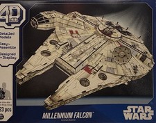 4D Build Star Wars Millennium Falcon 3D Model Kit 223 Pcs Star Wars Toys