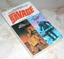 DOC SAVAGE #99/100, Hell Below, The Lost Giant by Kenneth Robeson (Pback, 1980)