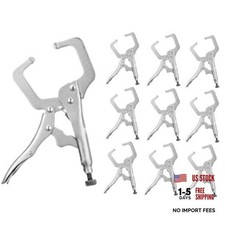 Pcs Locking C Clamp Original Lock Regular Tips Plain adjustable Alloy 6 Inch 6