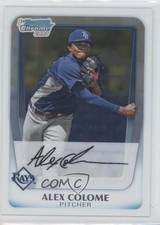 2011 Bowman Chrome Prospects Alex Colome #BCP161 9b2