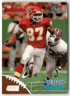 1998 TOPPS STADIUM CLUB TAMARICK VANOVER KANSAS CITY CHIEFS #141