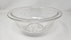Vintage PYREX Clear Nesting Mixing Bowl 322 Colonial Mist White Daisy