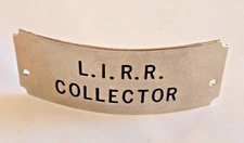 Vintage Long Island Railroad COLLECTOR Hat Badge Approx, 3 1/4" x 1 1/2"