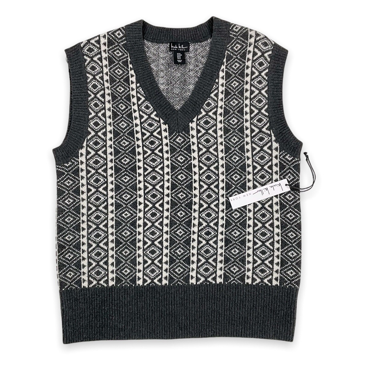 Nicole Miller New York Vest Womens Medium Sweater Sleeveless
