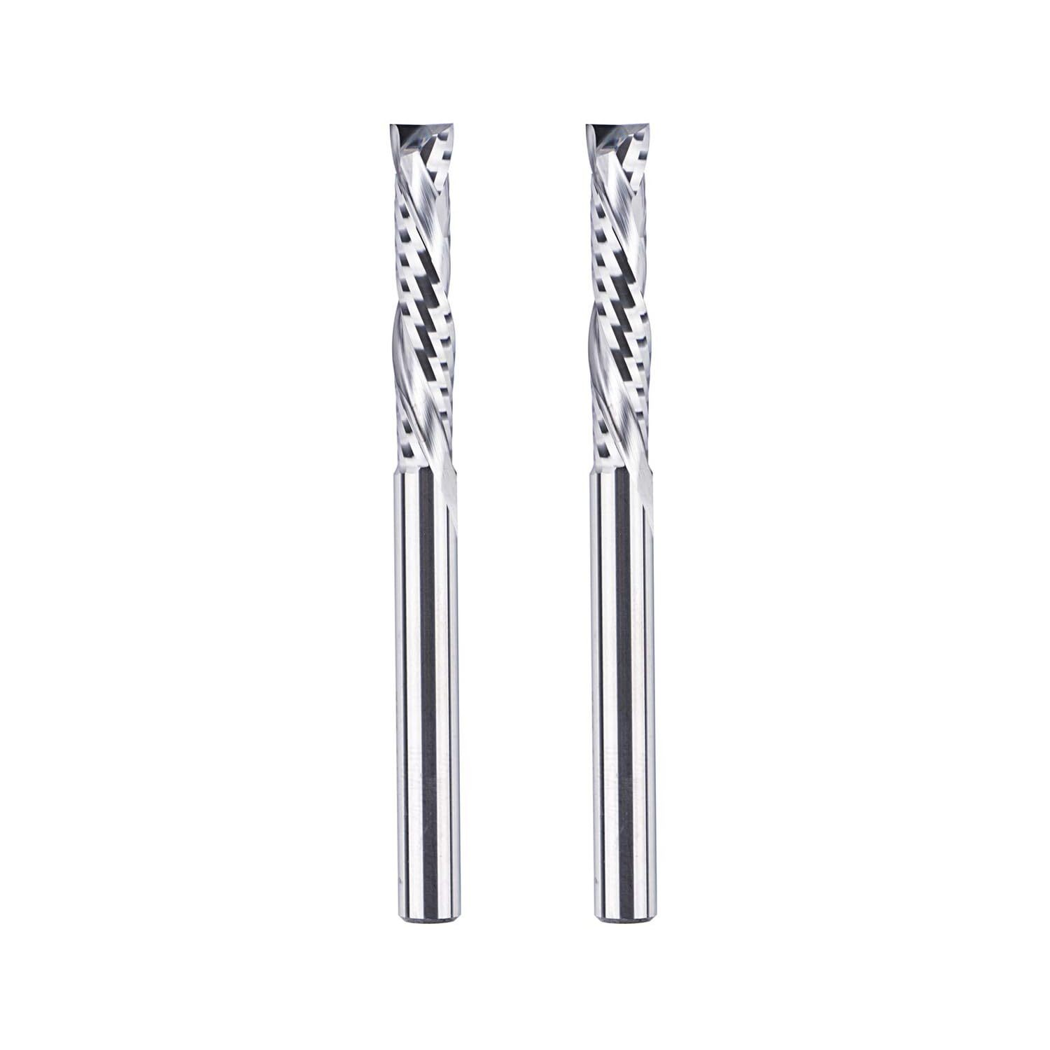 SpeTool 2 frese elicoidali da 6 mm, codolo a compressione, 32 mm, (D1f)