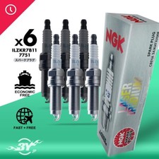 6PC New ILZKR7B11 Genuine Authentic NGK 7751 Laser Iridium and Spark Plugs