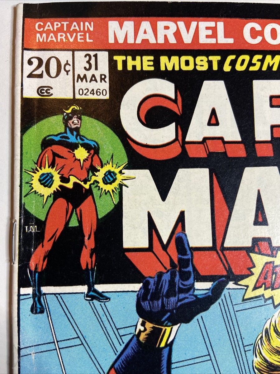 CAPTAIN MARVEL #31 (1974) Marvel Comics VG+ | eBay
