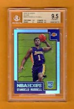 D'ANGELO RUSSELL 2015-16 PANINI HOOPS SILVER ROOKIE RC # / 299 BGS 9.5 GEM MINT