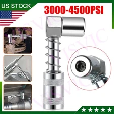 Grease Nozzle Adapter Grease Gun- Accessory 90 Degree Grease Coupler Adapter